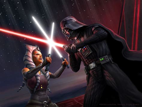 ahsoka tano porn|Ahsoka Tano, Ben Kenobi vs Darth Vader